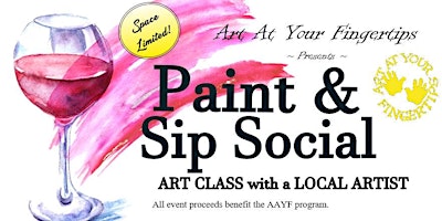 Primaire afbeelding van AAYF Paint and Sip Social B