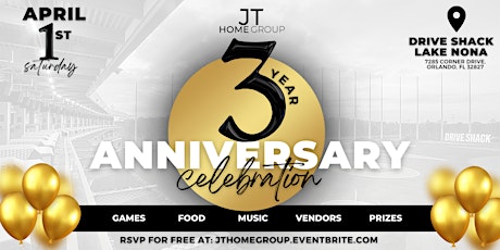 JTHG 3 Year Anniversary Celebration