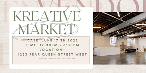 Kreative Craft Market and Pop up Shop primary image