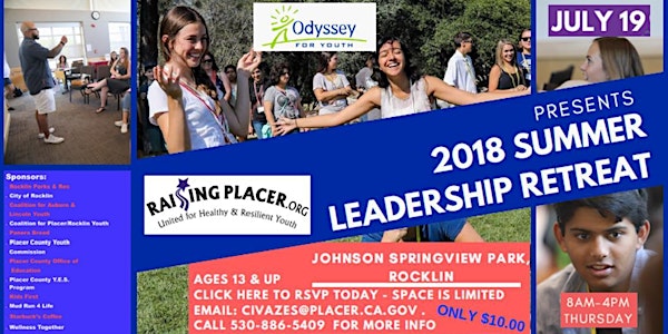 2018 Raising Placer Summer Leadership Retreat