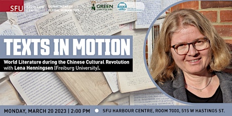 Texts in Motion: World Literature during the Chinese Cultural Revolution