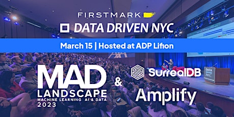 Data Driven NYC with MAD Landscape Deep Dive, SurrealDB & Amplify Partners