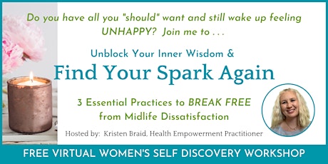 Find Your Spark Again - Women's Self Discovery Workshop - Saskatoon
