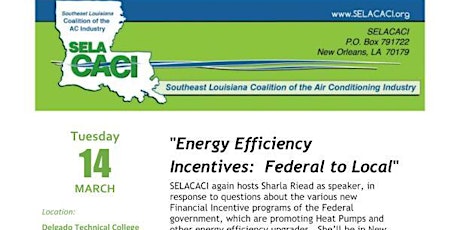 "Energy Efficiency Incentives:  Federal to Local" primary image