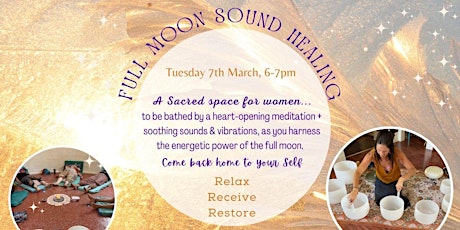Full Moon Sound Healing & Meditation primary image
