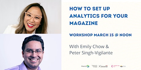 Workshop 1: How To Set Up Analytics For Your Magazine primary image