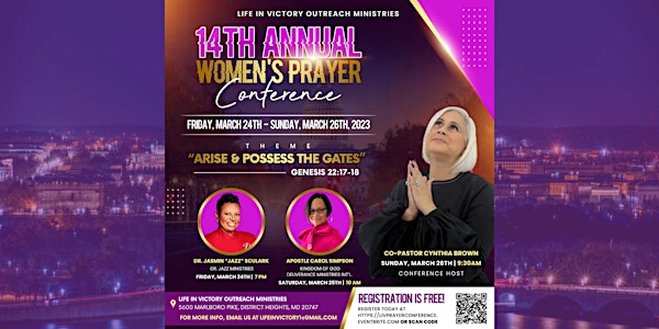 Life In Victory’s 14th Annual Women’s Prayer Conference