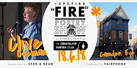 #CPCFIRE CAMDEN Open Mic Party // June 18th (MOVED TO JULY 16th) primary image