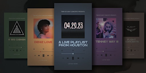 TWIII & FLIGHT CONCERTS PRESENTS: A LIVE PLAYLIST FROM HOUSTON