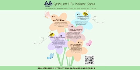 Spring Into IEPs -Webinar Series