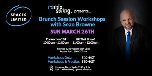 Brunch Session Workshops with Sean Browne