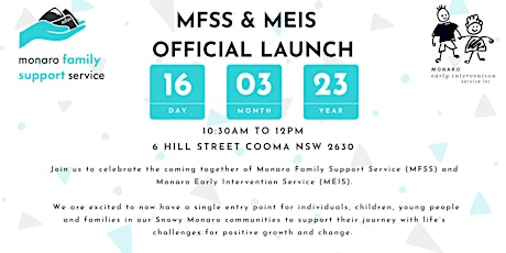 Celebratory Launch of MFSS & MEIS primary image