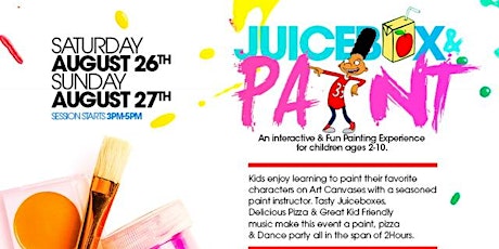 Paint, Pizza & Juiceboxes : A Kids Sip & Paint Party Experience primary image