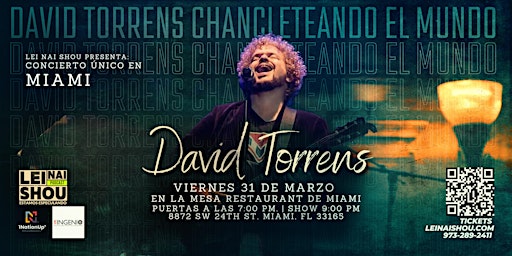 Concierto de David Torrens en Miami.