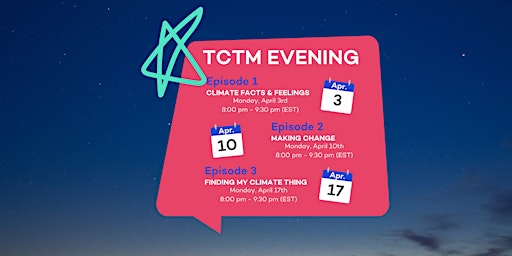 Talk Climate to Me - Monday Evening