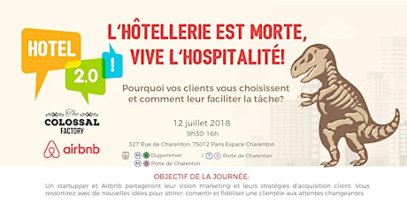 Image principale de HOTEL 2.0 L'HOTELLERIE EST MORTE. VIVE L'HOSPITALITE!