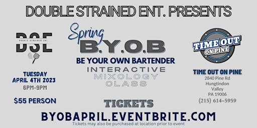 Be Your Own Bartender Interactive Mixology Class