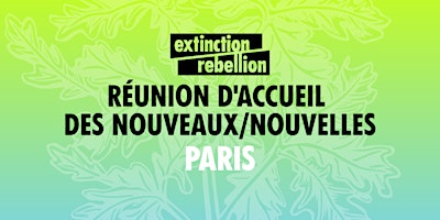 Réunion d'accueil d'Extinction Rebellion primary image