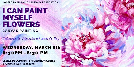 Canvas Painting Workshop Fundraiser - International Women's Day primary image