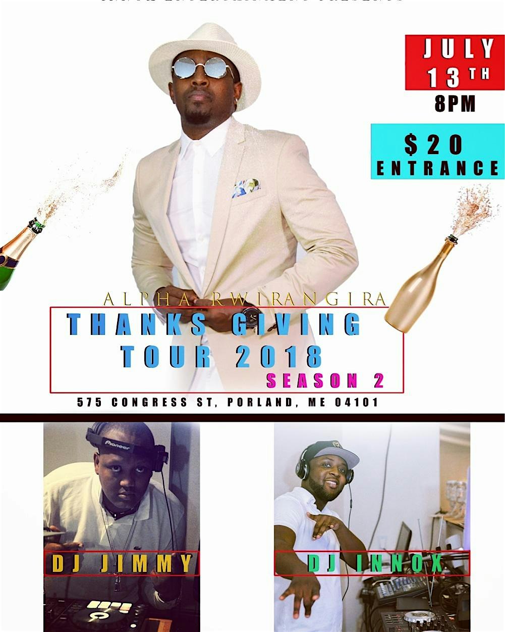 Alpha Rwirangira w/ DJ Jimmy & DJ Innox