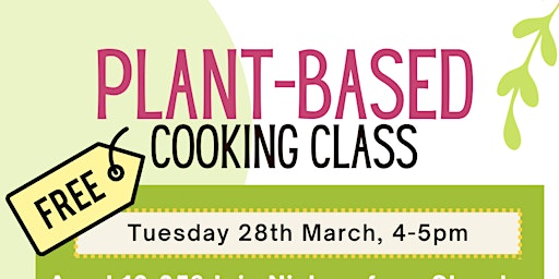 Free Plant-Based Cooking Class