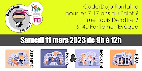 Primaire afbeelding van CoderDojo Fontaine -  11/03/2023