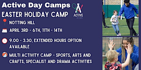 Active Day Camps Easter Holiday Camp  - Colville Primary School