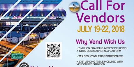 CALL FOR VENDORS & SPONSORS @ 81st Grand Conclave Social Events primary image