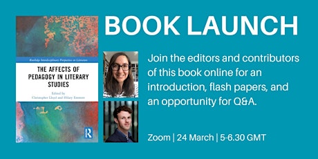 Online Book-Launch: The Affects of Pedagogy in Literary Studies