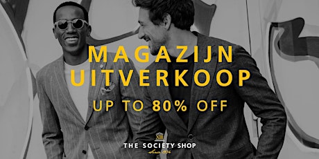 The Society Shop stock & sample sale Uithoorn 29 maart t/m 1 april