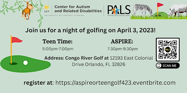 PALS ASPIRE / Teen Time: Congo River Golf!