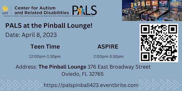 PALS ASPIRE/Teen Time: Pinball Lounge!