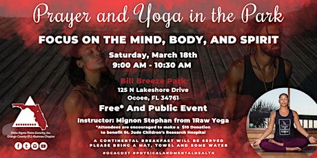 Prayer and Yoga In The Park: Focus On The Mind, Body, and Spirit primary image