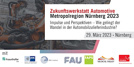 Zukunftswerkstatt Automotive Metropolregion Nürnberg 2023