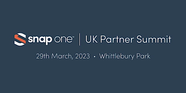Snap One UK Partner Summit 2023