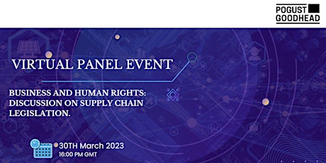 Business and Human Rights: Discussion on Supply Chain Legislation