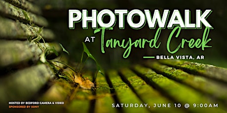 Photowalk at Tanyard Creek with Bedford Camera & Video