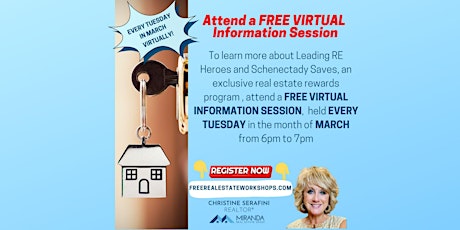 Virtual Information Session For Real Estate Rewards With Christine Serafini