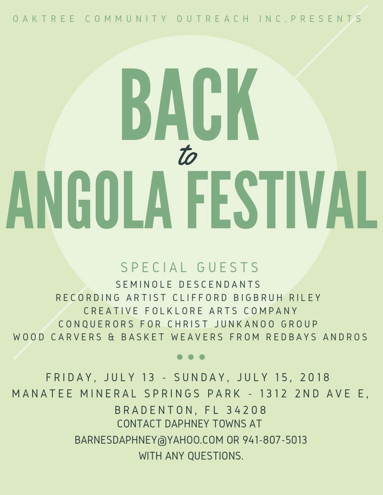 Back to Angola Festival 
