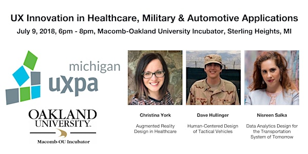 UX Innovation in Healthcare, Military & Automotive Applications