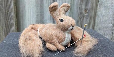 Imagen principal de Needle Felt a Bunny Figure Virtual Workshop