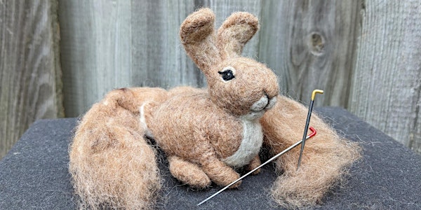 Needle Felt a Bunny Figure Virtual Workshop