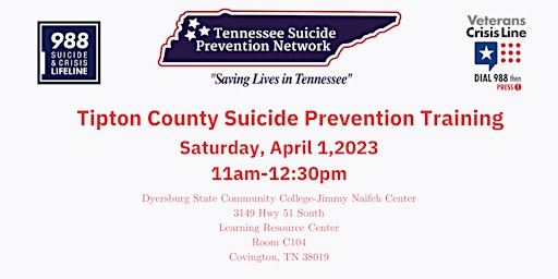 Tipton County Suicide Prevention Training