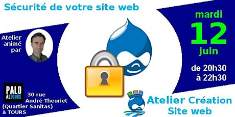 Image principale de Atelier Création Site Web #6 à Tours : "Sécurité de votre site Web"