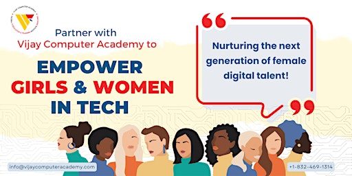 Partner with Vijay Computer Academy to Empower Girls and Women in TECH primary image
