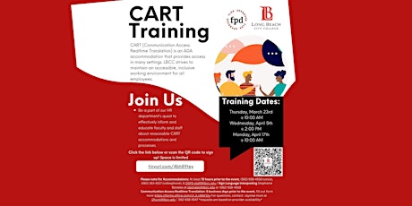 CART (Communication Access Realtime Translation) Training