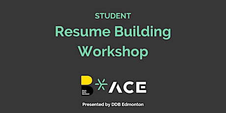 Student Resume Building Workshop Presented by DDB primary image