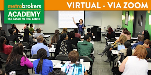 Real Estate Pre-License Class - Virtual Evening Class (Rachelle Bassey) primary image