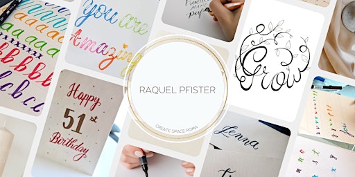 Create Space Roma - Mindful Moment with Brush Pen Calligraphy with Raquel