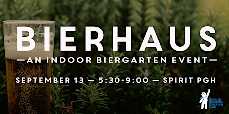 HCEF's Bierhaus: An Indoor Biergarten Event primary image